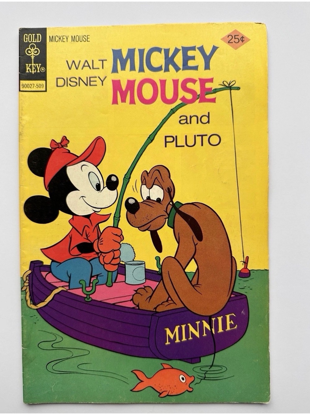 WALT DISNEY “MICKEY MOUSE”AND PLUTO. #158 (Gold Key 1975) Comic Book